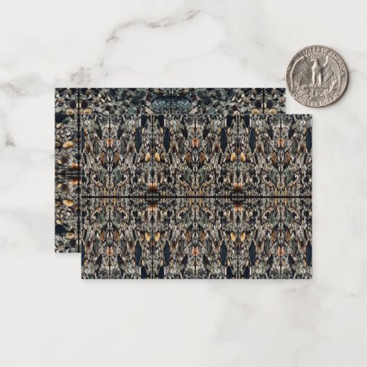 Correspondance Carte de note élégante (Devant/Arrière en situation)