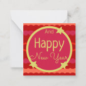 Correspondance Carte de note en papier de Noël Sweet Mini (Dos)