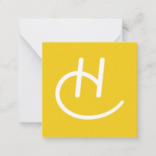 Correspondance Carte de note Happy-o-grammes (Devant)