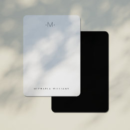 Correspondance Carte de note initiale et de nom moderne subtile