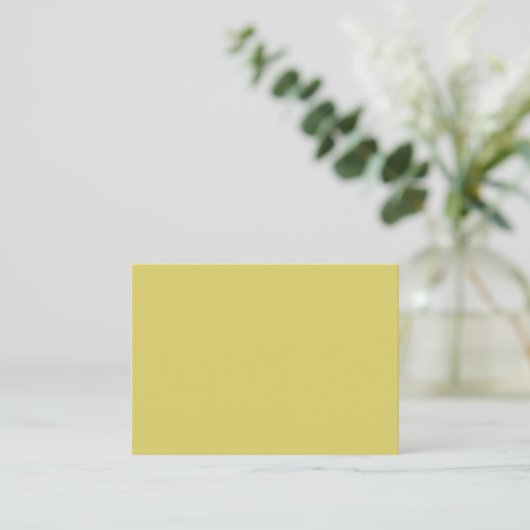 Correspondance Carte de note jaune chaud doux (Debout devant)