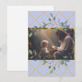 Correspondance Carte de note Jésus aime les petits enfants (Devant / Derrière)