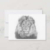 Correspondance Carte de note Lion (Devant)