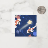 Correspondance Carte de note Magic Pond (Devant/Arrière en situation)