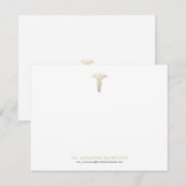 Correspondance Carte de note Médicale de l'infirmière (Devant / Derrière)