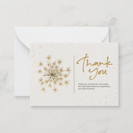 Correspondance Carte de note Merci (Devant)