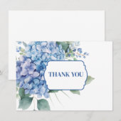 Correspondance Carte de note Merci (Devant / Derrière)