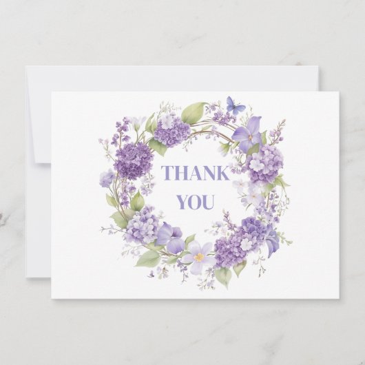 Correspondance Carte de note Merci (Devant)