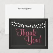 Correspondance Carte de note Merci (Devant / Derrière)