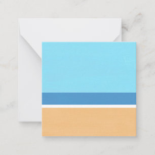 Correspondance Carte de note moderne de plage
