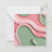 Correspondance Carte de note multi-usage au graphisme élégant (Dos)