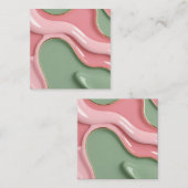 Correspondance Carte de note multi-usage au graphisme élégant (Devant / Derrière)