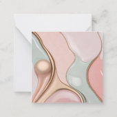 Correspondance Carte de note multi-usage au graphisme élégant (Dos)