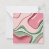 Correspondance Carte de note multi-usage au graphisme élégant (Dos)