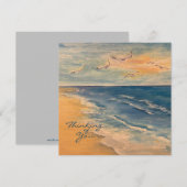 Correspondance Carte de note Ocean Beach Breeze (Devant / Derrière)