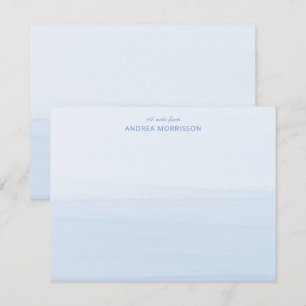 Correspondance Carte de note Ombre couleur bleu azur moderne