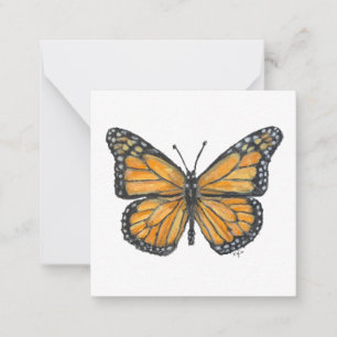 Correspondance Carte de note papillon