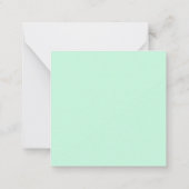 Correspondance Carte de note Pâques mignonne (Dos)