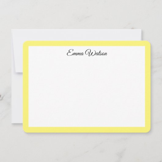 Correspondance Carte de note personnalisée (Devant)