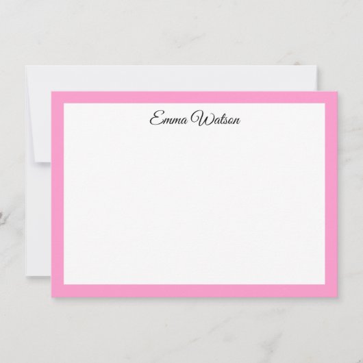 Correspondance Carte de note personnalisée (Devant)