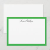 Correspondance Carte de note personnalisée (Devant / Derrière)