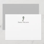 Correspondance Carte de note personnalisée (Devant / Derrière)