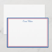 Correspondance Carte de note personnalisée (Devant / Derrière)