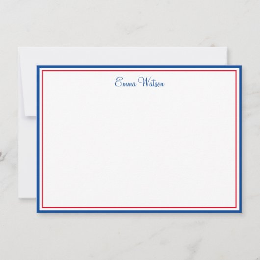 Correspondance Carte de note personnalisée (Devant)