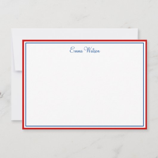 Correspondance Carte de note personnalisée (Devant)