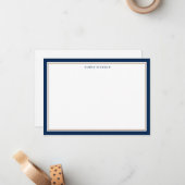 Correspondance Carte de note personnalisée (Devant/Arrière en situation)