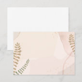 Correspondance Carte de note personnalisée (Devant / Derrière)