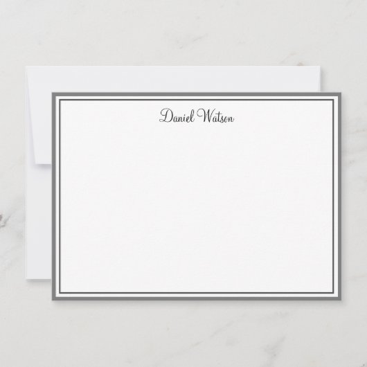 Correspondance Carte de note personnalisée (Devant)