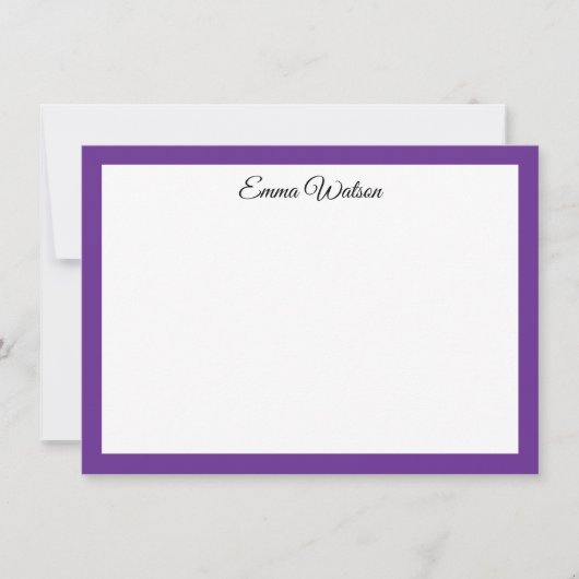 Correspondance Carte de note personnalisée (Devant)