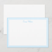Correspondance Carte de note personnalisée (Devant / Derrière)