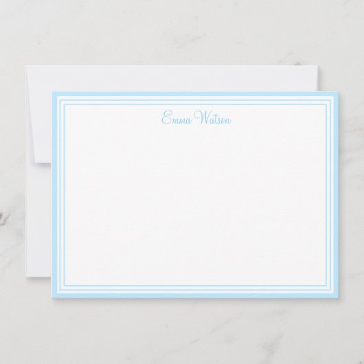 Correspondance Carte de note personnalisée (Devant)