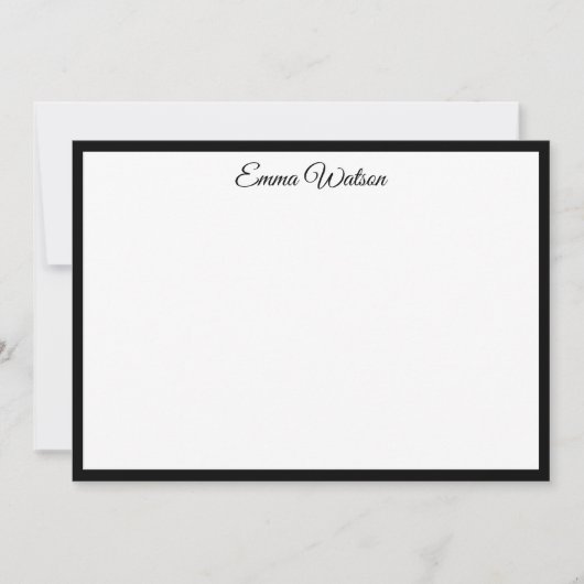Correspondance Carte de note personnalisée (Devant)