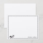 Correspondance Carte de note personnalisée Cute Cow (Devant / Derrière)