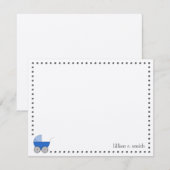 Correspondance Carte de note personnalisée pour le transport de b (Devant / Derrière)