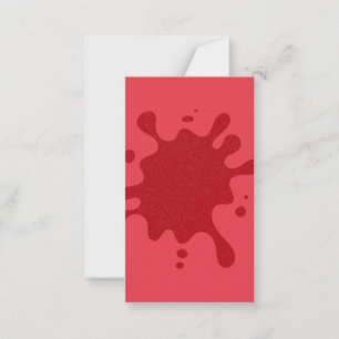 Correspondance Carte de note plat à encre rouge tomate - Personna