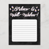 Correspondance Carte de note plat Crystal Ball prédictions (Dos)