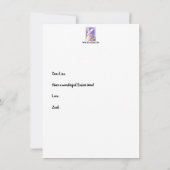 Correspondance Carte de note plat de Pâques Surprise (Dos)