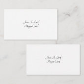 Correspondance Carte de note plat de prière (Devant / Derrière)