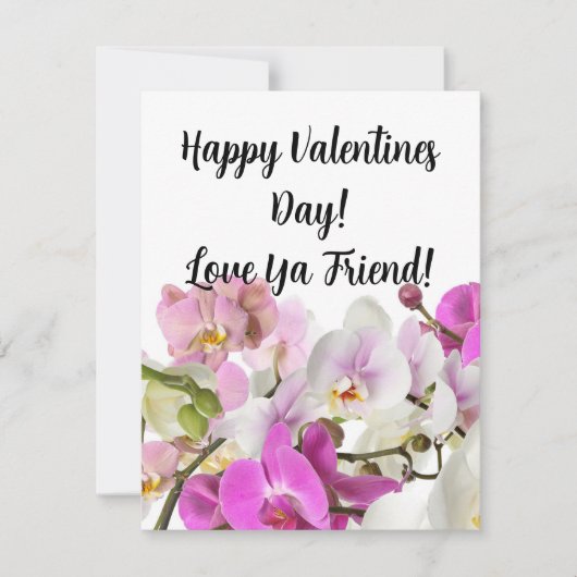 Correspondance Carte de note plat Friend Valentines (Devant)