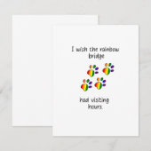 Correspondance Carte de note plat Rainbow Bridge (Devant / Derrière)