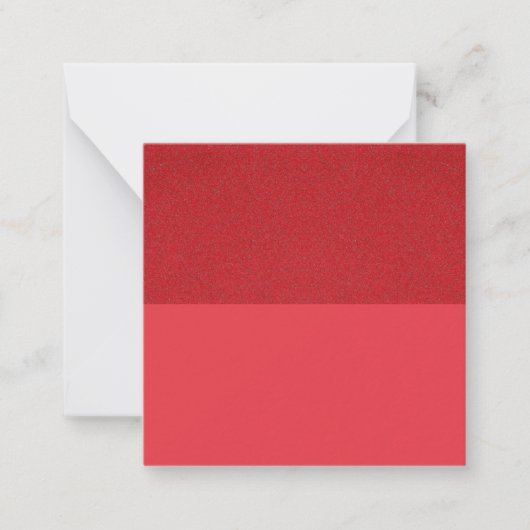 Correspondance Carte de note plat Tomato Red Split-Horizon (perso (Devant)