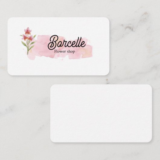 Correspondance Carte de note plate (Devant / Derrière)