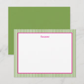 Correspondance Carte de note plate (Devant / Derrière)