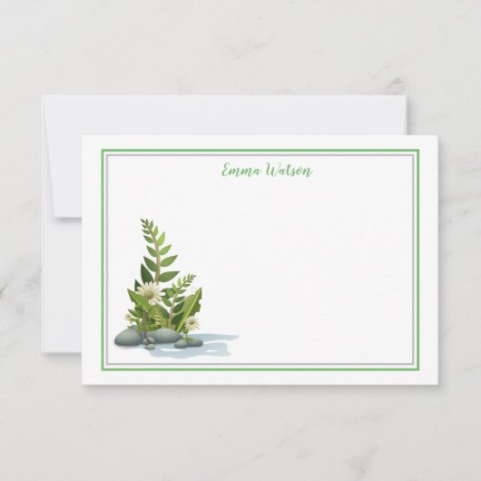 Correspondance Carte de note plate (Devant)