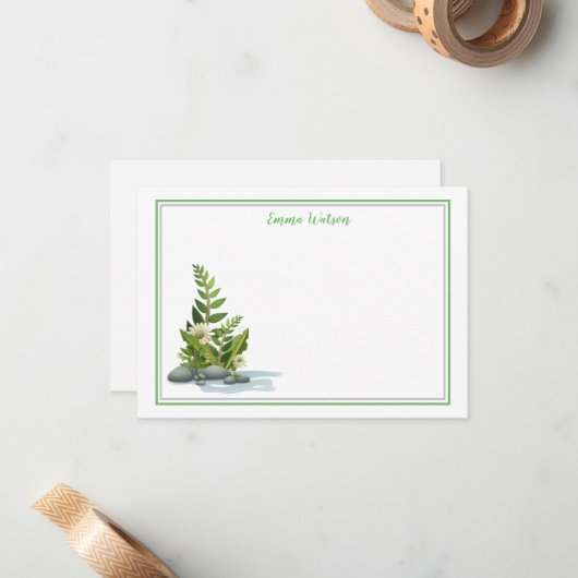 Correspondance Carte de note plate (Devant/Arrière en situation)