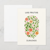 Correspondance Carte de note plate (Devant / Derrière)